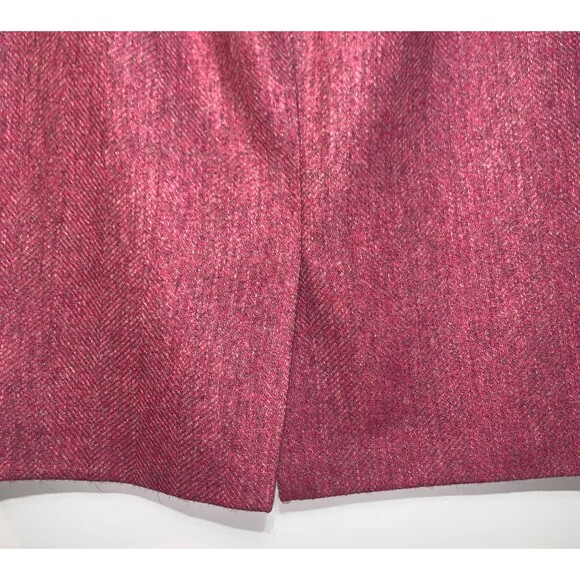 Boden Womens Pink British Tweed 100% Wool Pencil Skirt Size 16 Regular - Picture 4 of 7